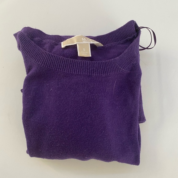 Michael Kors NWOT purple sweater, size small - Picture 5 of 5